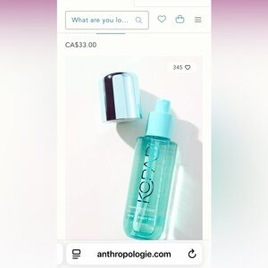 Kopari Aqua Blue Mist Bottle